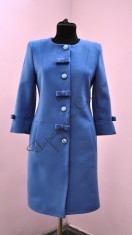 Женское пальто- шанель с бантиками