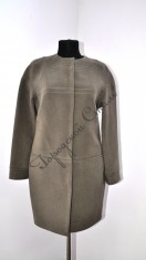 Женское пальто силуэт- шанель, рукав- реглан